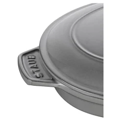 23 cm, Assiette chaude , Gris graphite