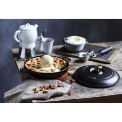 20 cm, Assiette chaude , Noir mat