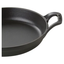 16 cm, Assiette chaude, Noir mat