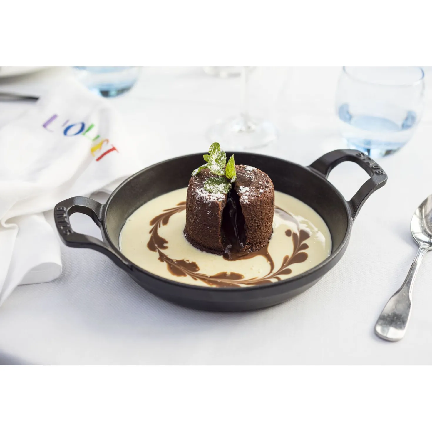 12 cm, Assiette chaude, Noir mat