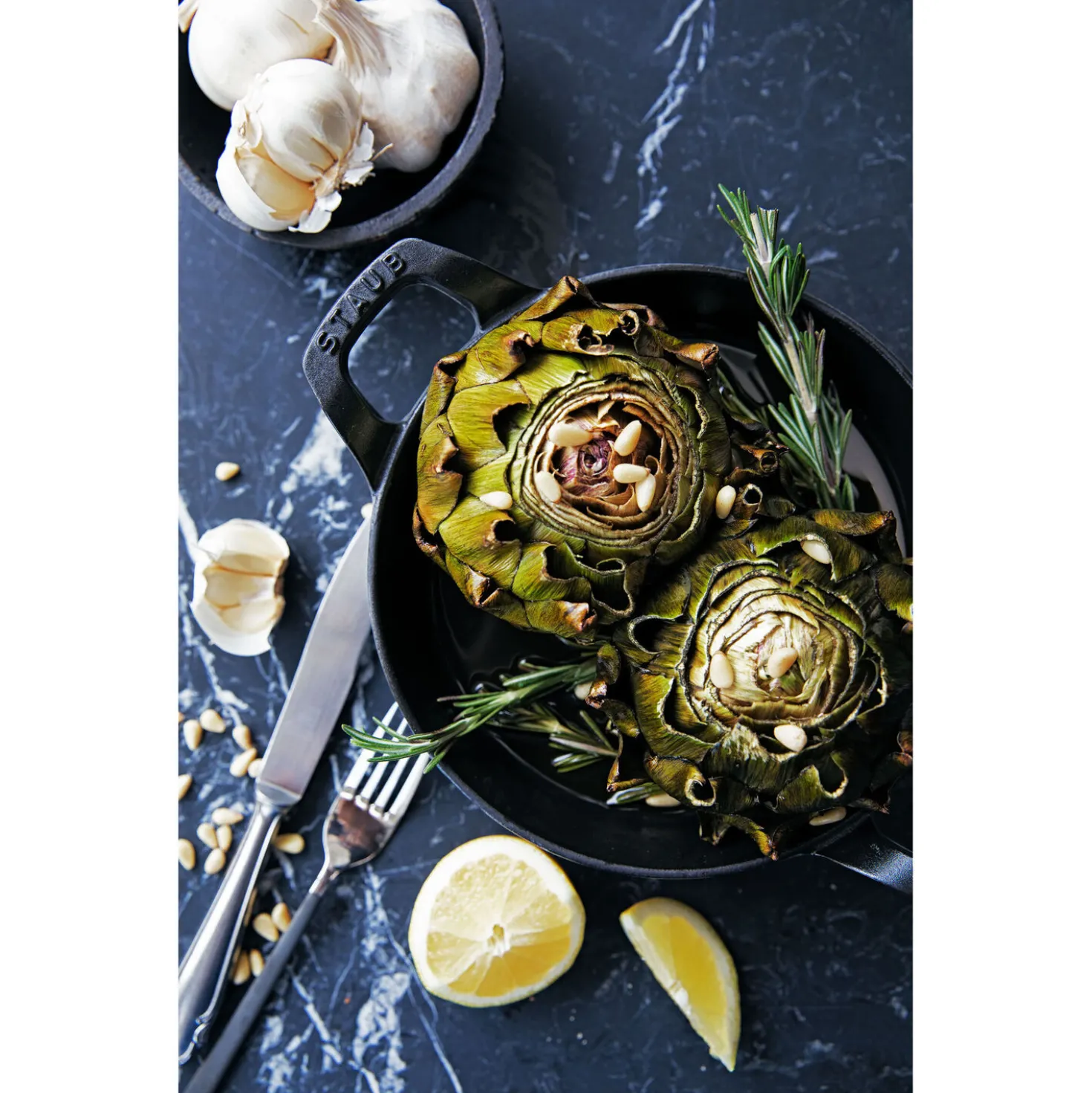 12 cm, Assiette chaude, Noir mat