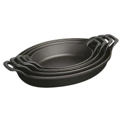 28 cm, Assiette chaude, Noir mat