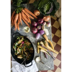 21 cm, Assiette chaude, Noir mat