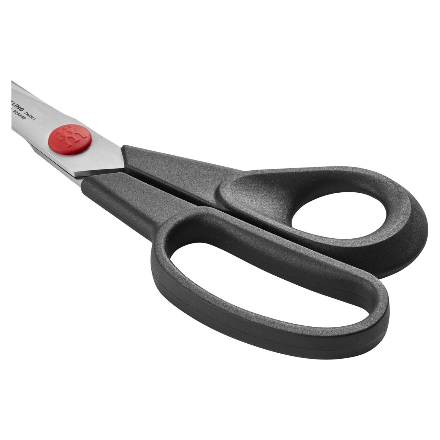 22 cm, Ciseaux de tailleur, Noir mat