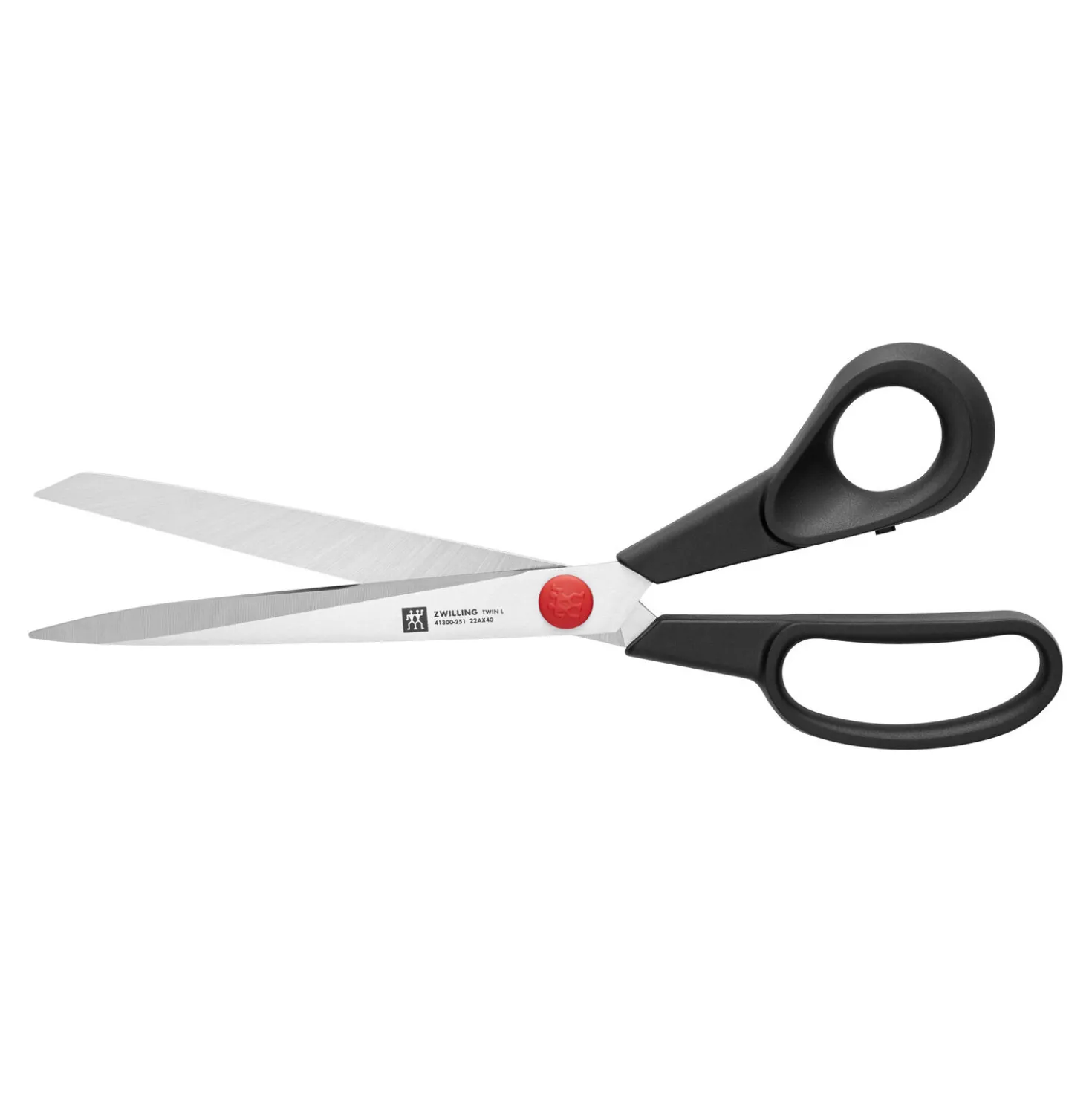 25 cm, Ciseaux de tailleur, Noir mat