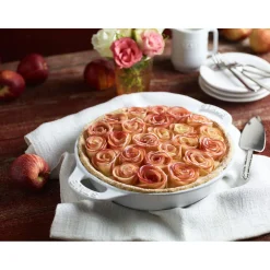 24 cm, Plat à tarte, Blanc