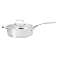 24 cm, Sauteuse avec couvercle, Argent