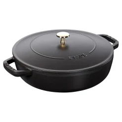 28 cm, Sauteuse Chistera, Noir mat