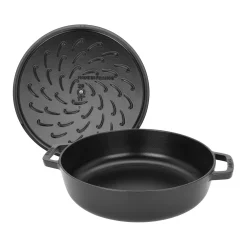 28 cm, Sauteuse Chistera, Noir mat