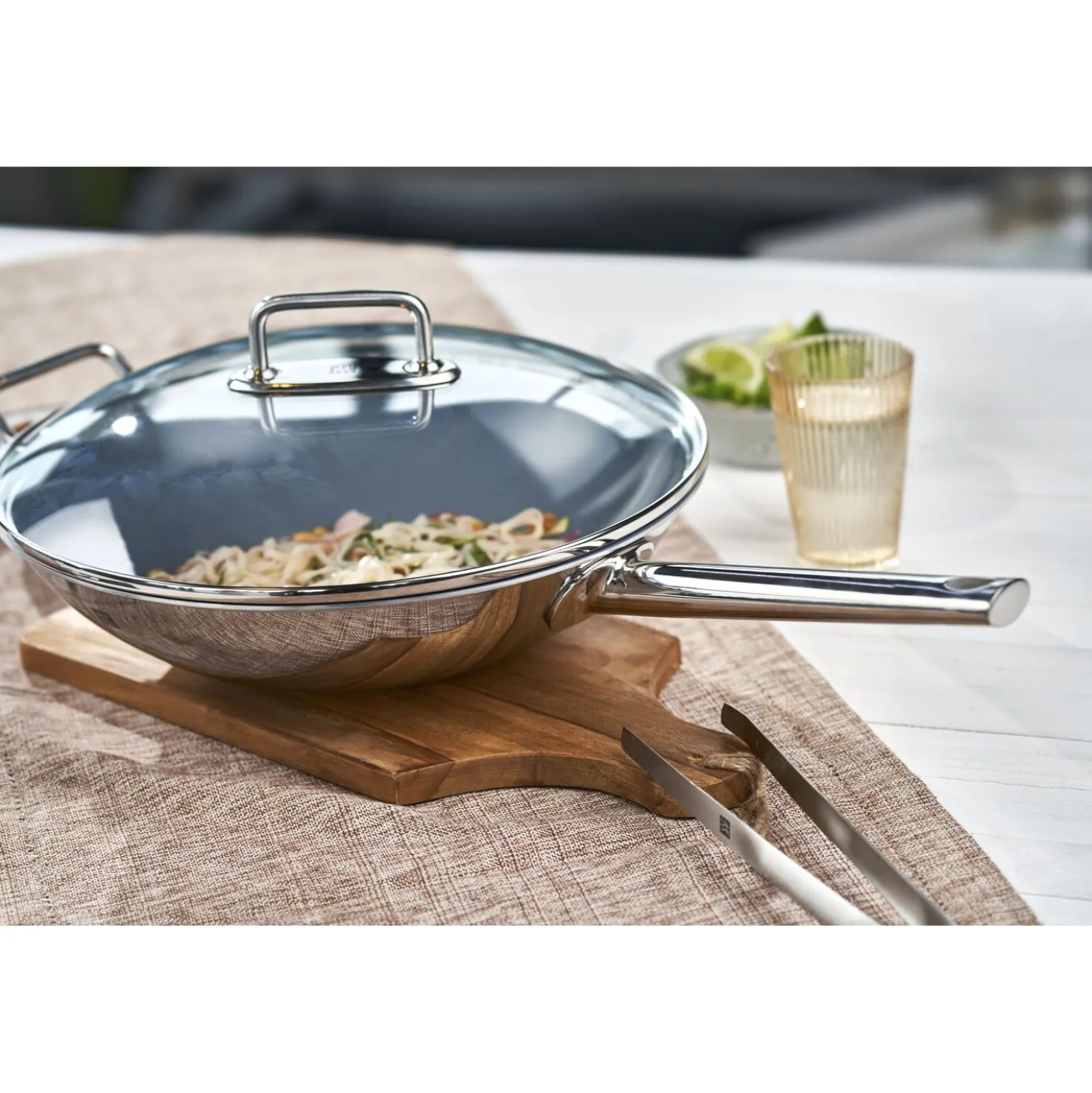 32 cm, Wok, Argent