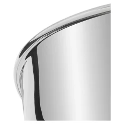 30 cm, Wok avec couvercle, Argent