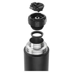 1 l, Bouteille isotherme, Noir mat