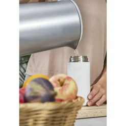 420 ml, Bouteille isotherme, Blanc-Gris