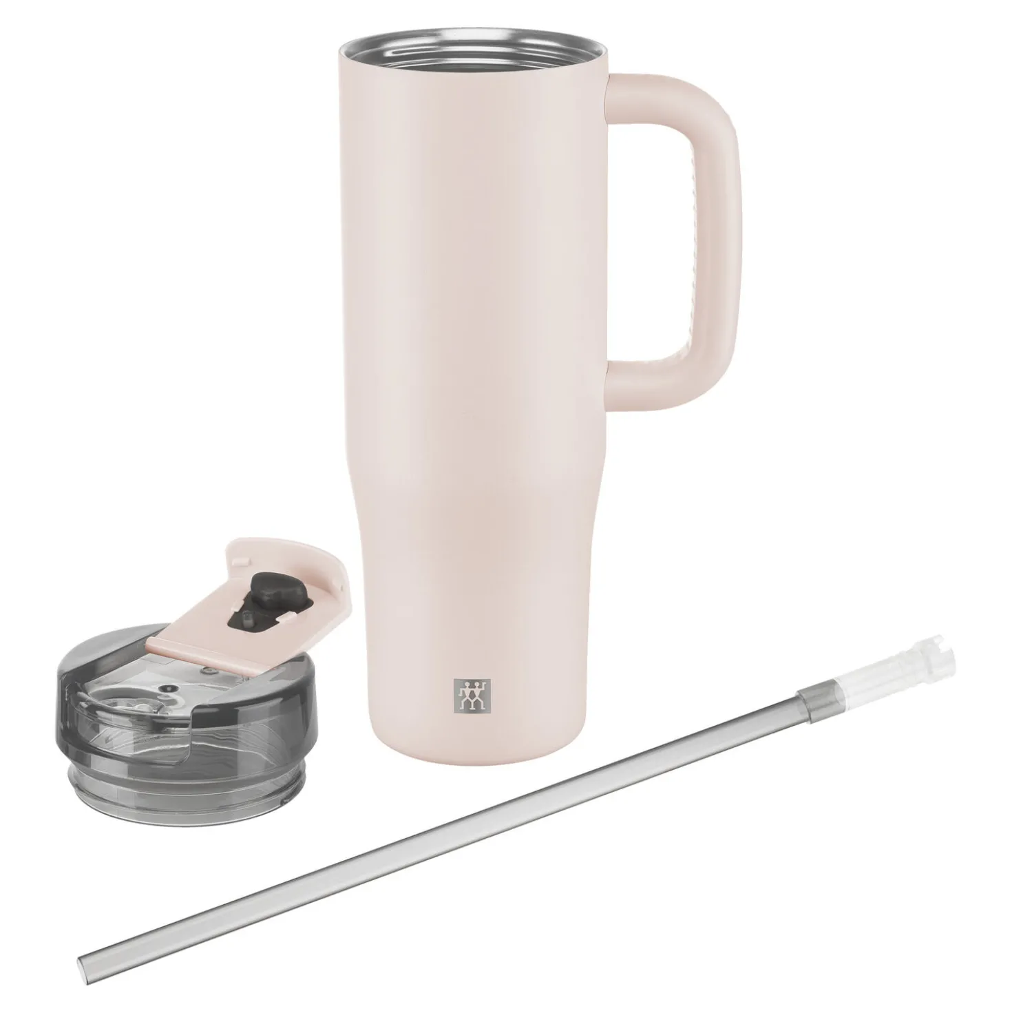 900 ml, Gobelet isotherme avec paille, Rose