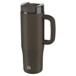 900 ml, Gobelet isotherme avec paille, Chocolat