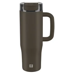 900 ml, Gobelet isotherme avec paille, Chocolat