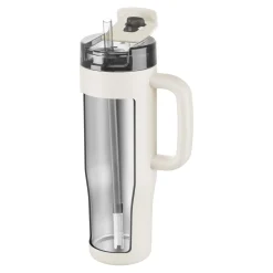 900 ml, Gobelet isotherme avec paille, Cream