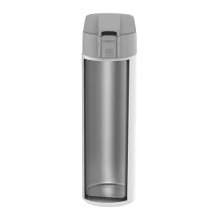450 ml, Mug isotherme, Blanc-Gris