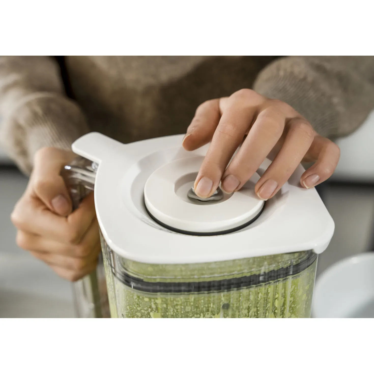 Adaptateur sous vide Pour blender universel/haute puissance, Blanc