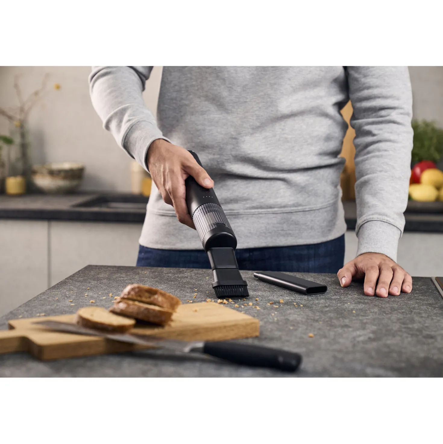Aspirateur de table sans fil, Kit de démarrage avec batterie