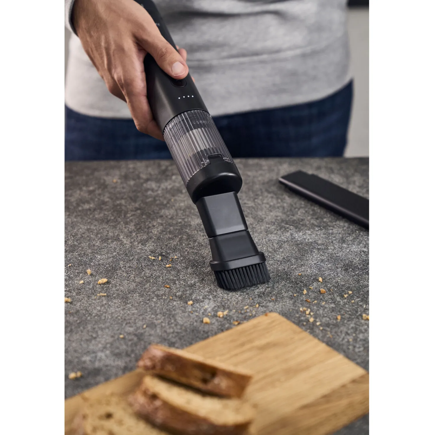 Aspirateur de table sans fil, Kit de démarrage avec batterie