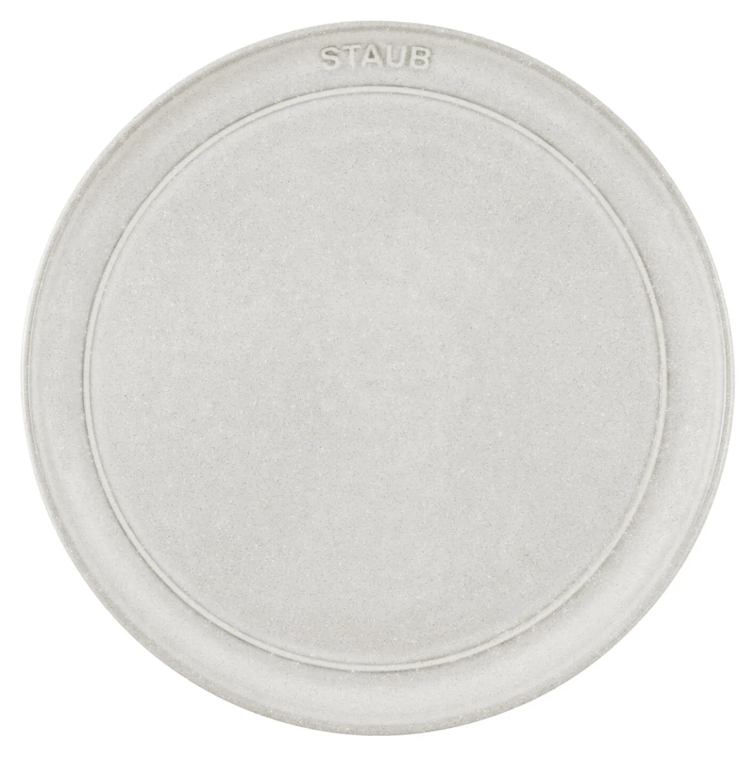 Assiette plat 22 cm, Céramique, Truffe blanche