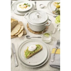 Assiette plat 22 cm, Céramique, Truffe blanche