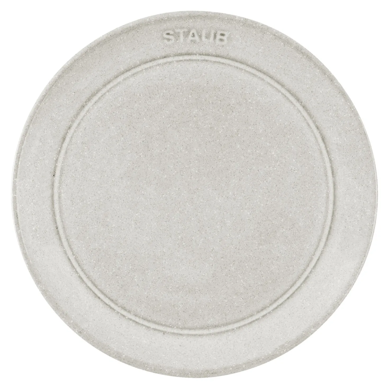 Assiette plat 15 cm, Céramique, Truffe blanche