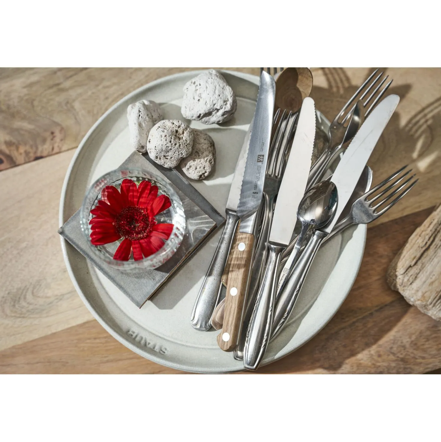 Assiette plat 15 cm, Céramique, Truffe blanche