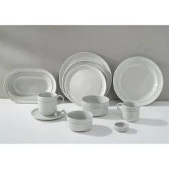 Assiette plat 20 cm, Céramique, Truffe blanche