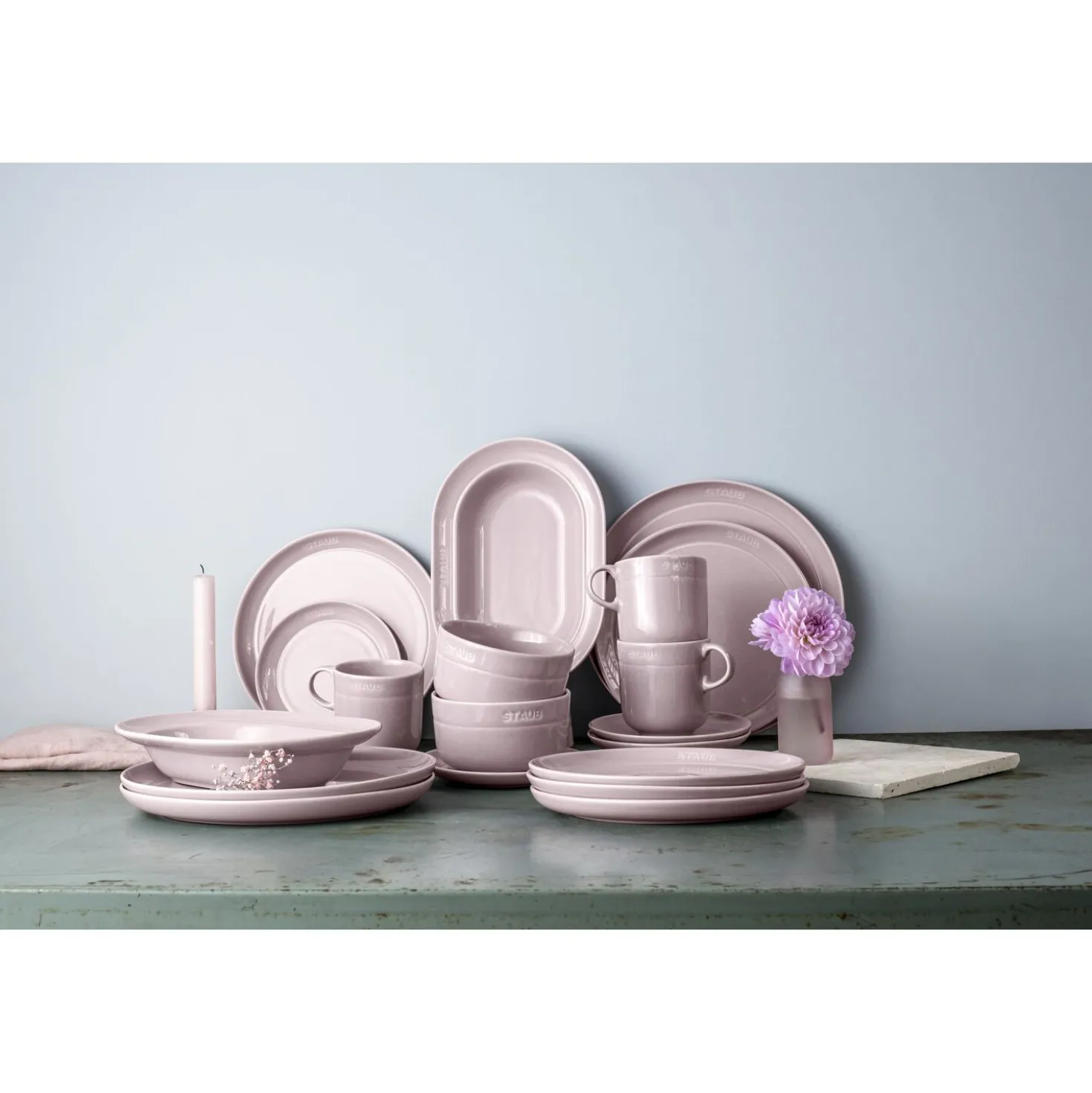 Assiette plat 20 cm, Céramique, Fleur de Cerisier