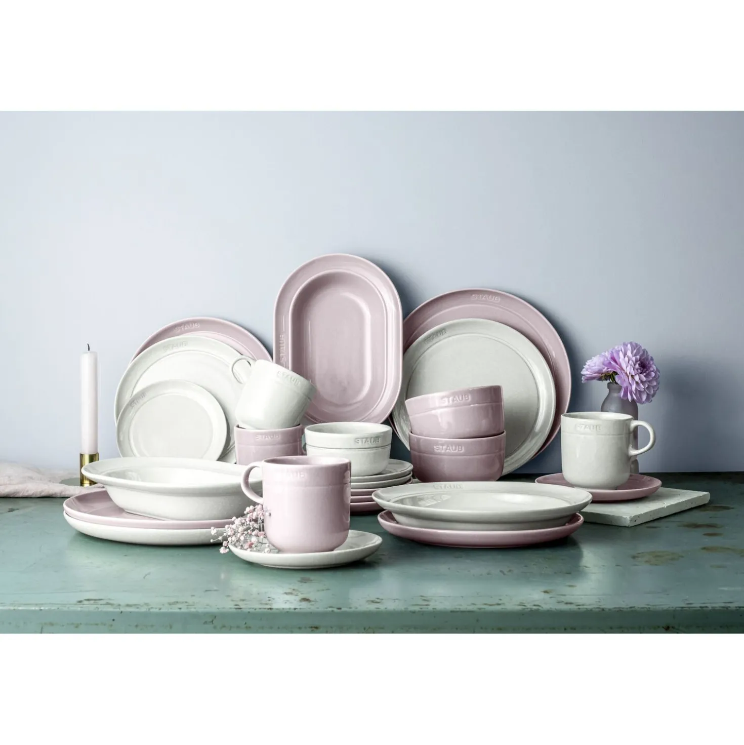 Assiette plat 20 cm, Céramique, Fleur de Cerisier