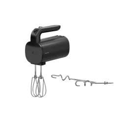 Batteur électrique sans fil avec balance digitale, 4-pcs, noir