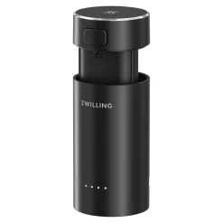 Batteur électrique sans fil avec balance digitale, 4-pcs, noir