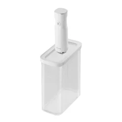 Bo&icirc;te CUBE 3M / 21 cm, transparent-blanc