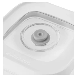 Bo&icirc;te CUBE S / 11 cm, transparent-blanc