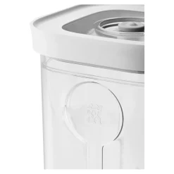 Bo&icirc;te CUBE S / 11 cm, transparent-blanc