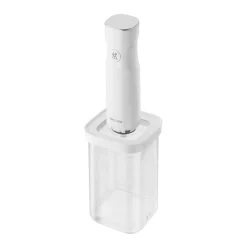 Bo&icirc;te CUBE 2S / 11 cm, transparent-blanc