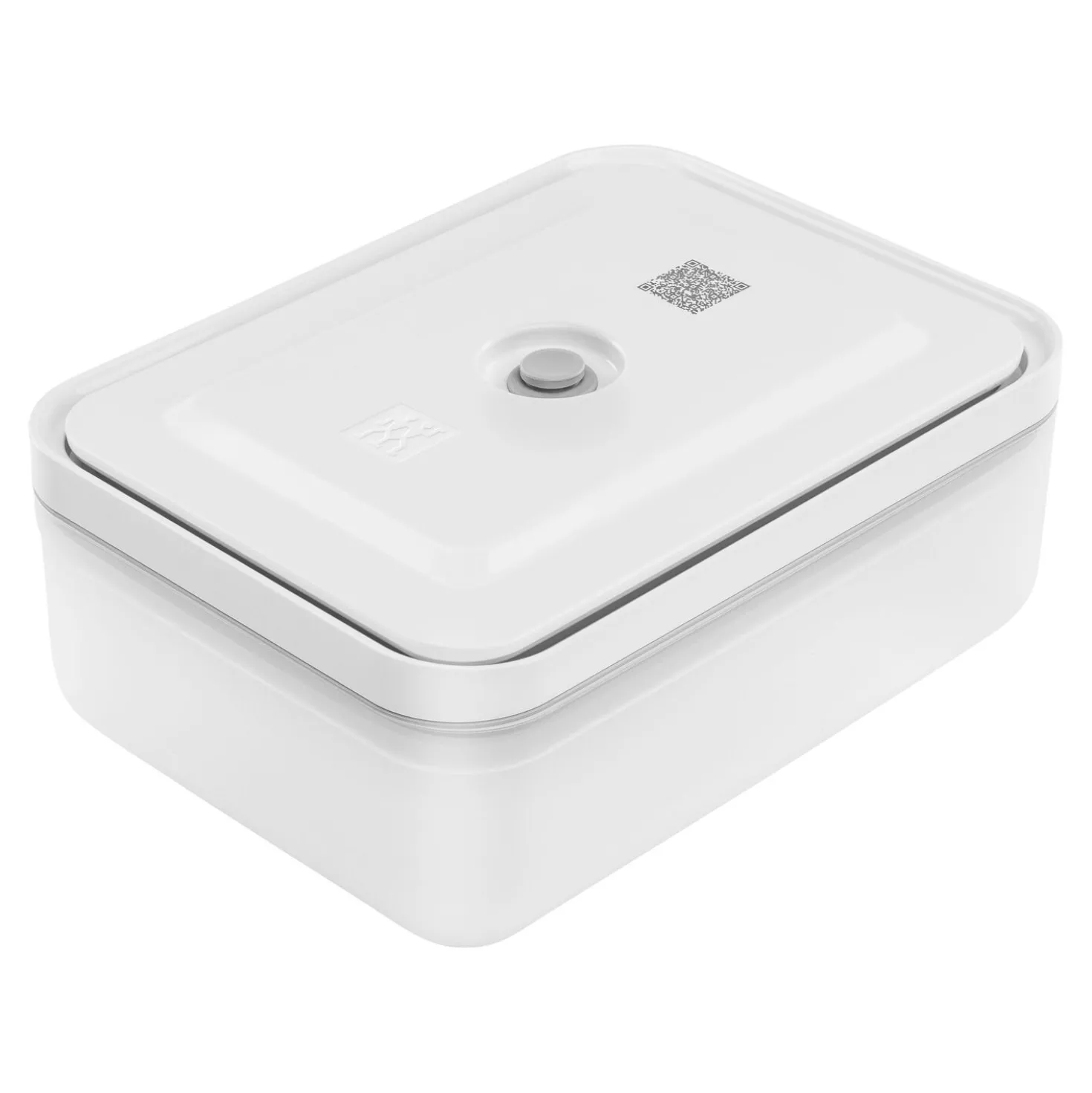 Boîte pour réfrigérateur sous vide, Plastique, semi transparent-Gris