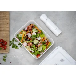 Boîte pour réfrigérateur sous vide, Plastique, semi transparent-Gris