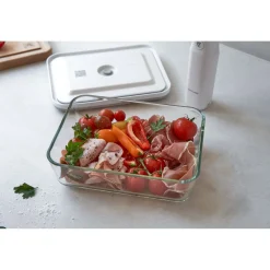 Bo&icirc;te pour réfrigérateur sous vide, Verre, Gris