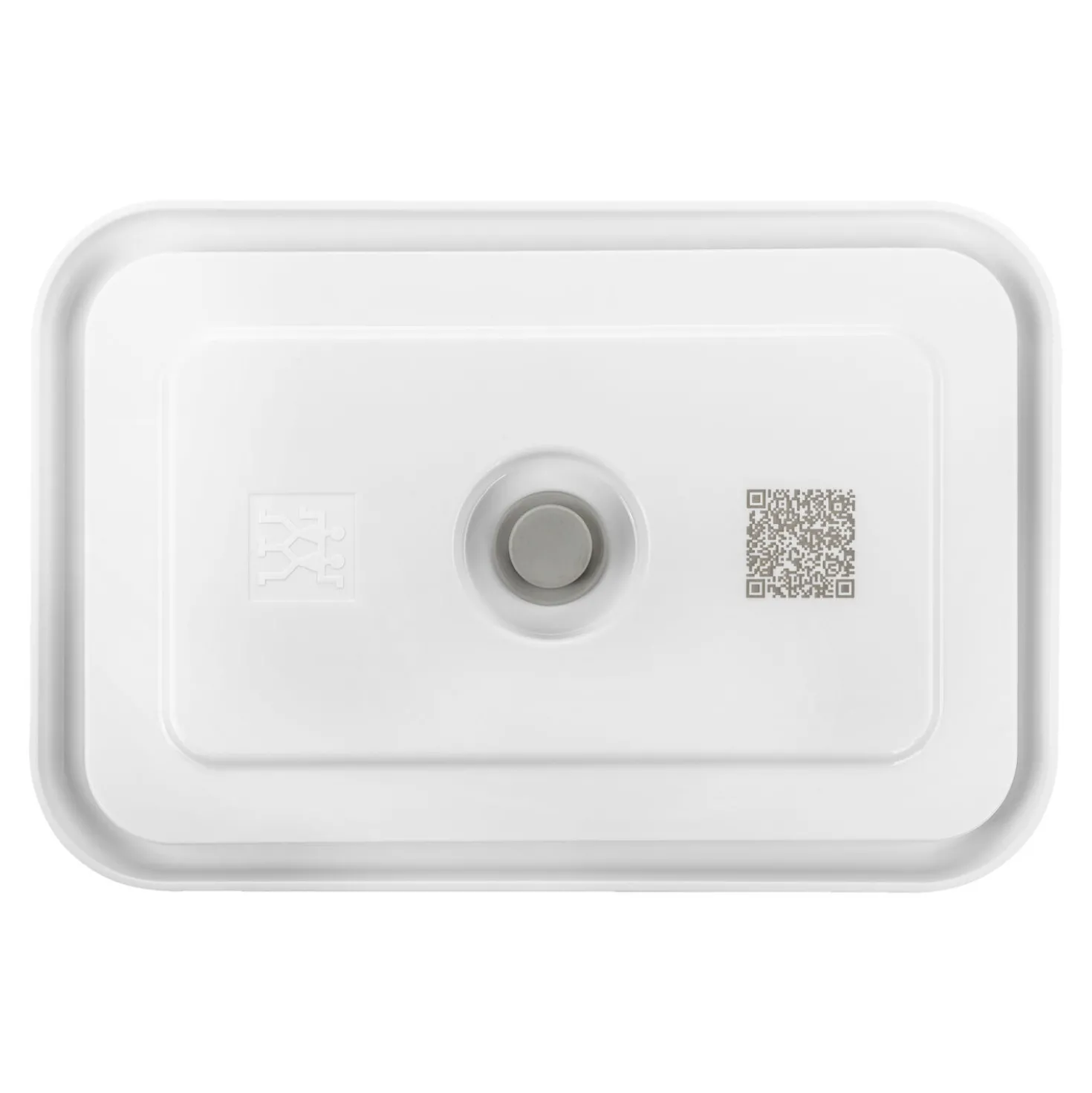 Boîte sous vide L, Plastique, semi transparent-Gris