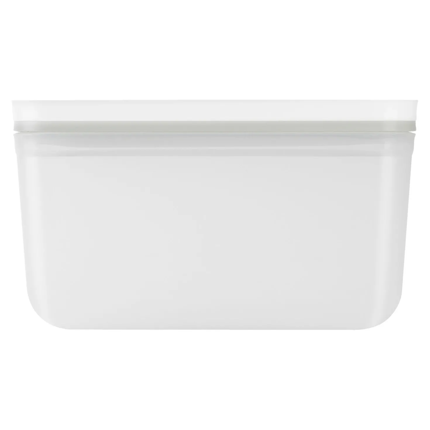 Boîte sous vide L, Plastique, semi transparent-Gris