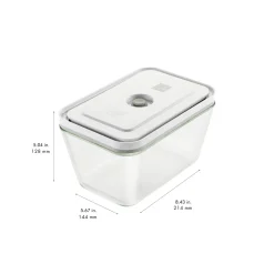 Bo&icirc;te sous vide L, Verre, Gris