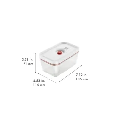 Bo&icirc;te sous vide M, Verre, Rouge