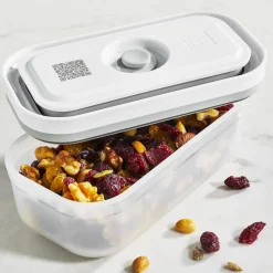 Bo&icirc;te sous vide S, Plastique, semi transparent-Gris