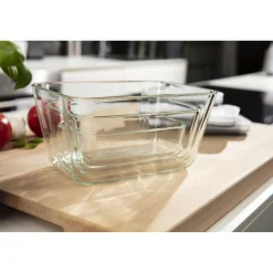 Bo&icirc;te sous vide S, Verre, Rouge