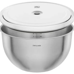 Bol sous vide L / 24 cm, Acier inoxydable, Argent