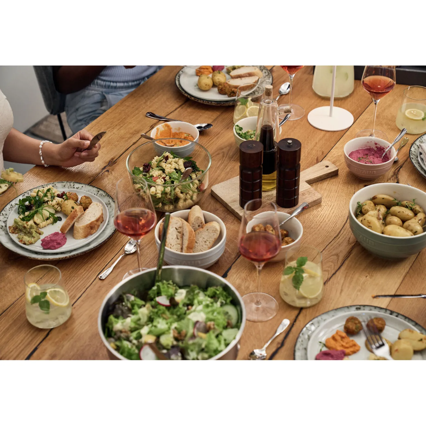 Bol sous vide L / 24 cm, Acier inoxydable, Argent