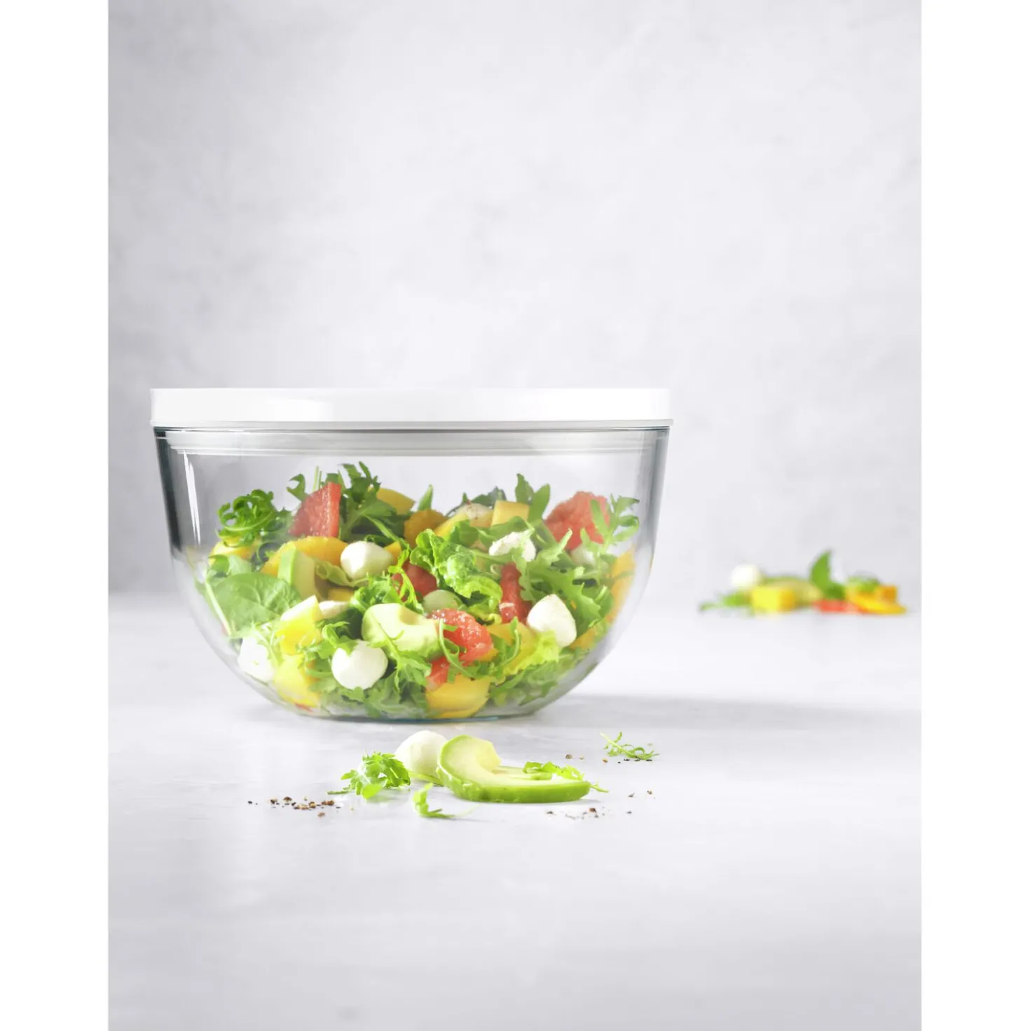 Bol sous vide L / 24 cm, Verre, Transparent